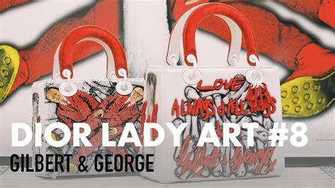 Gilbert & George reinvents the Lady Dior bag for Dior Lady Art 8.